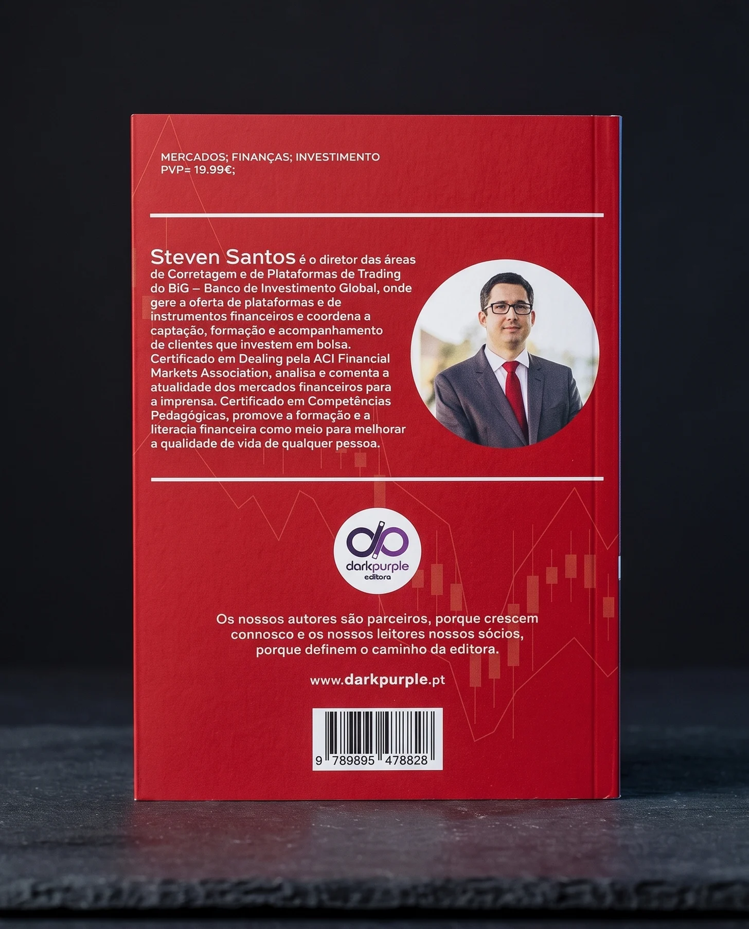 A contracapa do livro